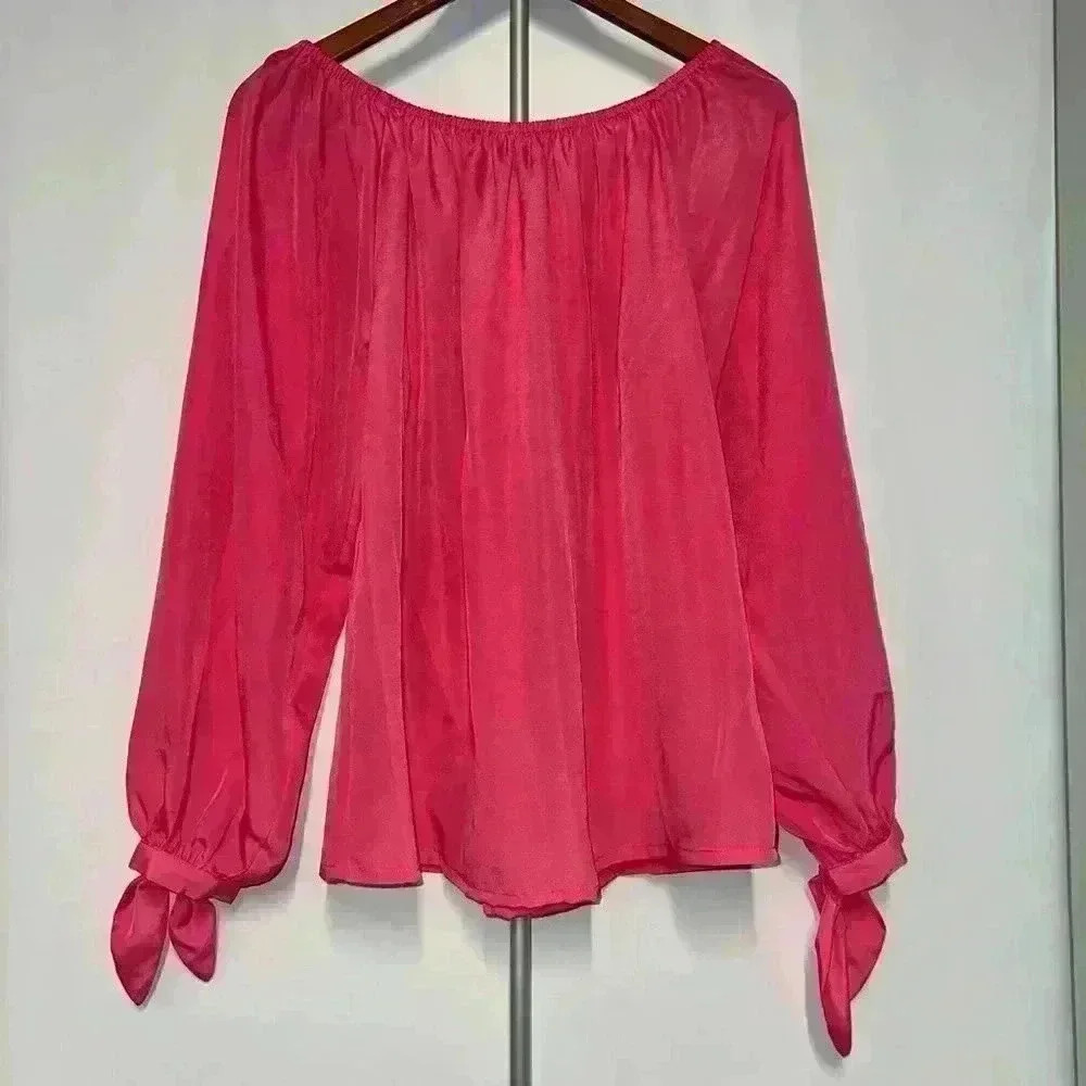 Trish McEvoy Blouse for Women Size XS/ S Pink